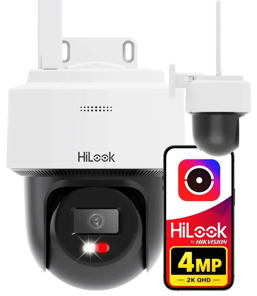 Kamera WiFi Obrotowa 4MP Zewnętrzna PTZ-N2C400I-W(W) HiLook by Hikvision