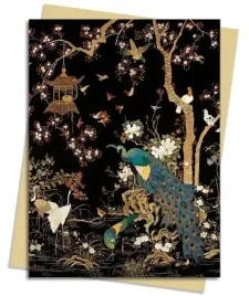 flame-tree-karnet-b6-japonski-ogrod-ashmolean-zloty-z-koperta