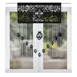 panel-azurowy-czarny-160x100-filc-glamour-koraliki-tunel-karnisz-zabki