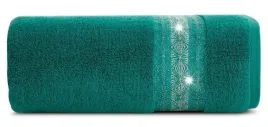 recznik-kapielowy-malika-70x140-cm-turkusowy-z-srebrna-nicia-wysoka