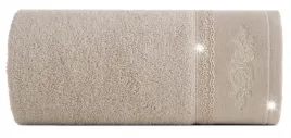 recznik-kapielowy-sisi-70x140cm-bezowy-bawelniany-gruby-chlonny-koronka