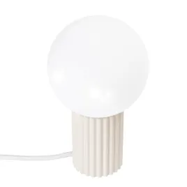 lampa-stolowa-nocna-bezowa-ryflowana-szklana-biala-kula-wlacznik-sollux