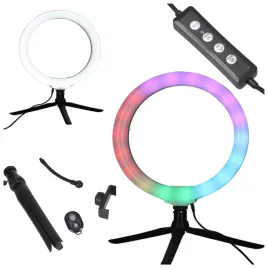lampa-do-nagrywania-pierscieniowa-ze-statywem-telefon-pilot-bluetooth