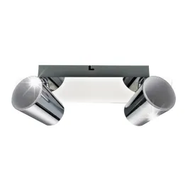 italux-elmira-chrom-led-lampa-scienno-sufitowa-2x10w-500lm-3000k