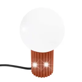 lampa-stolowa-nocna-ochra-czerwona-ryflowana-szklana-biala-kula-12cm-sollux