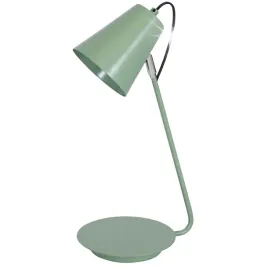 luminex-lampka-biurkowa-e27-15w-zielona-stozkowy-klosz-metal-ip20