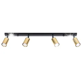 spot-sufitowy-czarny-podluzny-4xgu10-zlote-klosze-winx-sollux-lighting