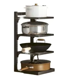 regal-organizer-na-garnki-kuchenny-czarny-52x27x23cm-czteropoziomowy