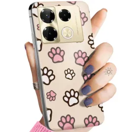 etui-do-infinix-note-40-5g-wzory-lapki-slady-lapa-stopa-obudowa-pokrowiec