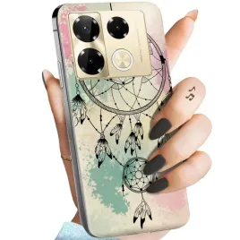 etui-do-infinix-note-40-5g-wzory-boho-lapacz-snow-piora-obudowa-pokrowiec