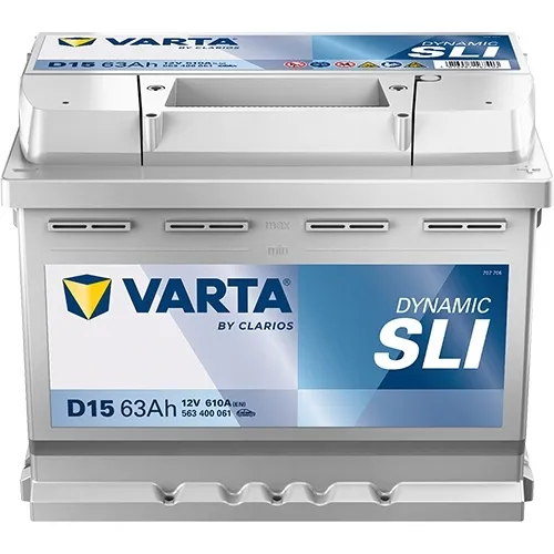 Akumulator VARTA Silver Dynamic D15 63Ah 610A EN