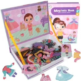 ksiazka-magnetyczna-ukladanka-edukacyjna-puzzle-ubieranie-dziewczynki