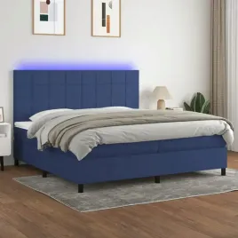 vidaxl-lozko-kontynentalne-z-materacem-niebieskie-200x200-cm-tkanina