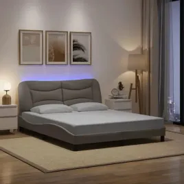 vidaxl-rama-lozka-z-diodami-led-bez-materaca-taupe-160x200-cm-tkanina