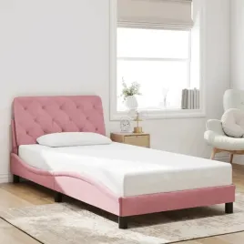 vidaxl-rama-lozka-z-zaglowkiem-rozowa-100x200-cm-aksamitna