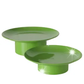patery-metalowe-zielone-okragle-dekoracyjne-na-nozce-2-szt-sr-325-28-cm