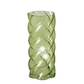 wazon-szklany-barwiony-z-polyskiem-30-x-13-cm-zielony-wodoodporny