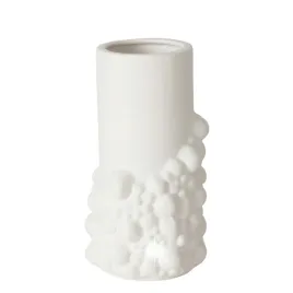 wazon-bialy-matowy-gliniany-elegancki-wodoodporny-bule-203-x-11-cm