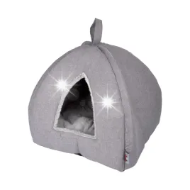 legowisko-dla-kota-szary-domek-namiot-35-x-38-cm