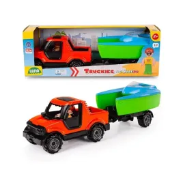 lena-truckies-pickup-terenowy-z-przyczepka-i-lodka-dla-2-latkow