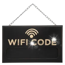 tablica-kredowa-na-haslo-do-wifi-czarna-zawieszana
