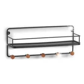 metalowa-polka-scienna-czarna-z-drewnianymi-haczykami-45-x-118-x-193-cm