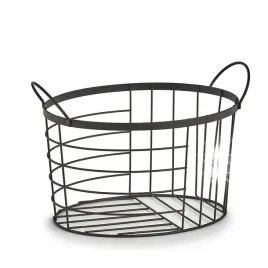 koszyk-metalowy-organizer-czarny-35x22-cm-zeller
