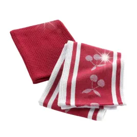 komplet-sciereczek-kuchennych-czerwone-ze-wzorem-wisienek-50-x-70-cm