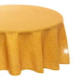 obrus-na-stol-okragly-etniczny-ochra-nadruk-180-cm