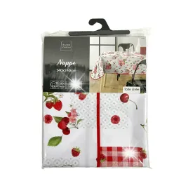 obrus-prostokatny-140x240-czerwony-w-owoce-truskawki-wisnie