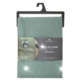 poszwa-na-koldre-zielona-bawelniana-140-x-200-cm