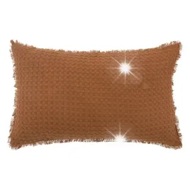 poduszka-dekoracyjna-prostokatna-z-fredzlami-brazowa-do-salonu-30-x-50-cm