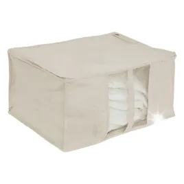organizer-do-szafy-bezowy-tekstylny-pudelko-zamykane-dressy-60-x-45-cm
