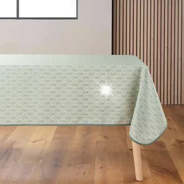 obrus-zielony-prostokatny-z-blyszczacym-wzorem-do-jadalni-145-x-240-cm