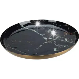 talerz-dekoracyjny-podtalerz-metalowy-czarny-o-28-cm-taca-wzor-marmur