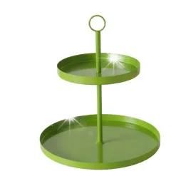 etazerka-metalowa-patera-dekoracyjna-na-drobiazgi-ozdoby-zielona-wys-34-cm