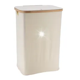 kosz-na-pranie-tekstylny-zamykany-z-bambusowym-wiekiem-7-l-bezowy