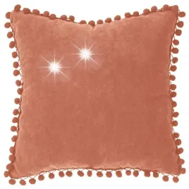 poduszka-boho-dekoracyjna-z-pomponami-boho-40x40