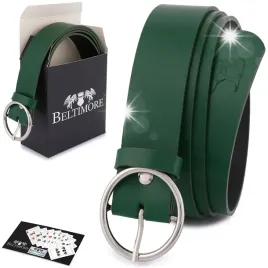 skorzany-pasek-damski-do-spodni-sukienki-zielona-skora-nat-35-cm-beltimore
