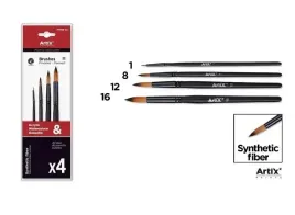 artix-pedzle-syntetyczne-4-szt-do-farb-akrylowych-olejnych-i-temperowyc