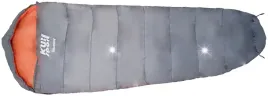spiwor-turystyczny-kempingowy-lekki-mumia-solidny-szary-kubisport-210-cm