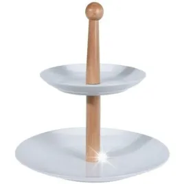 patera-etazerka-do-ciast-porcelanowa-biala-2-pietrowa-houseware-27-cm