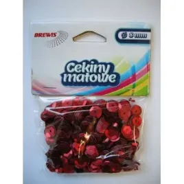 cekiny-matowe-klasyczne-lamane-czerwone-8mm-10g-brewis