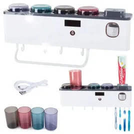 organizer-na-szczoteczki-kubki-dozownik-do-pasty-sterylizator-uv-4-kubki