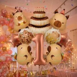 balony-kapibara-urodzinowe-cyfra-1-zestaw-10-balonow