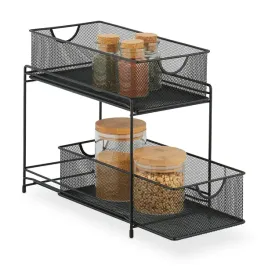 metalowy-organizer-do-szafki-kuchennej-2-wysuwane-kosze