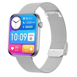 hagen-smartwatch-hb51-srebrny-srebrna-siatka-czarny-silikon-pomiary-cukru