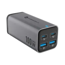 ladowarka-biurkowa-stacja-ladujaca-forcell-100w-2x-usb-c-2x-usb-a-pd-qc-gan