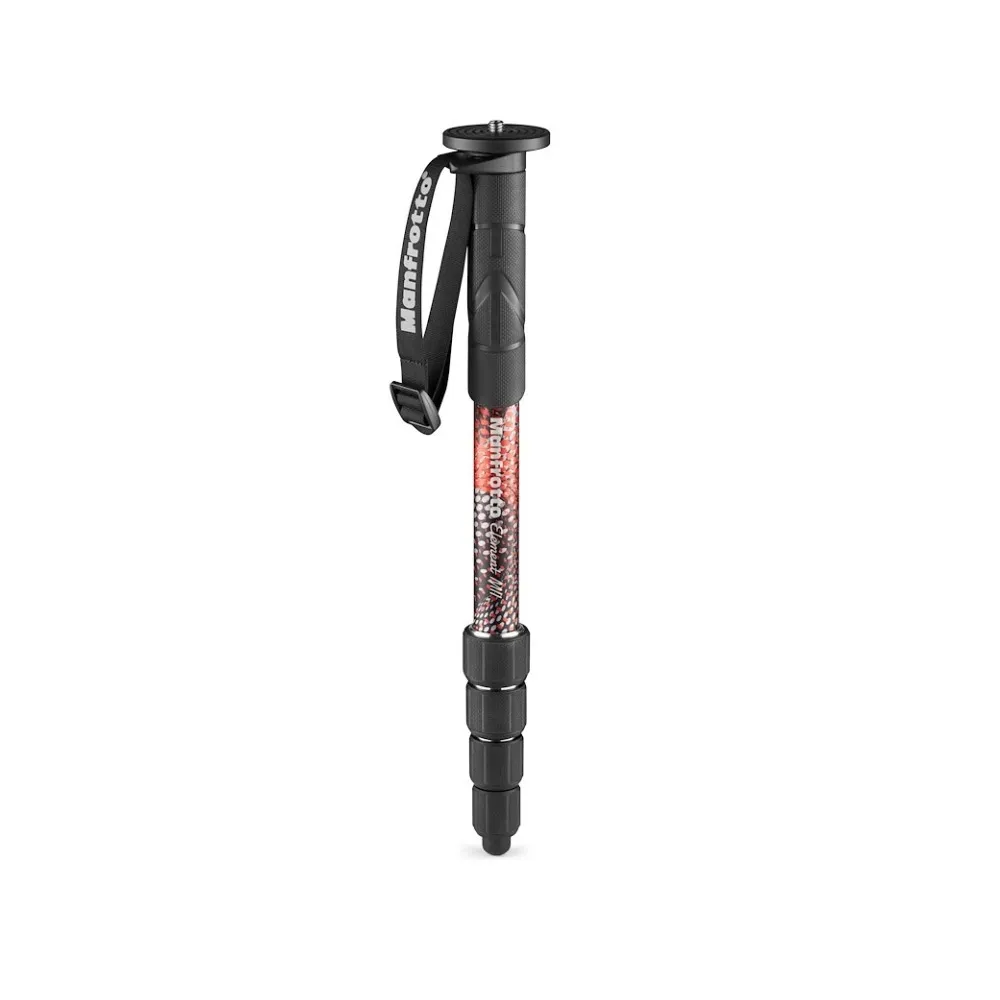 monopod-manfrotto-element-mii-alu-czerwony
