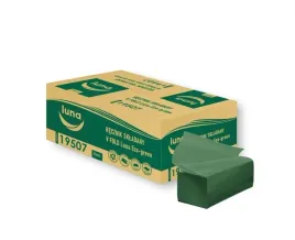 reczniki-skladane-zielone-v-fold-luna-eco-green-4000-listkow-jednowarstwowe